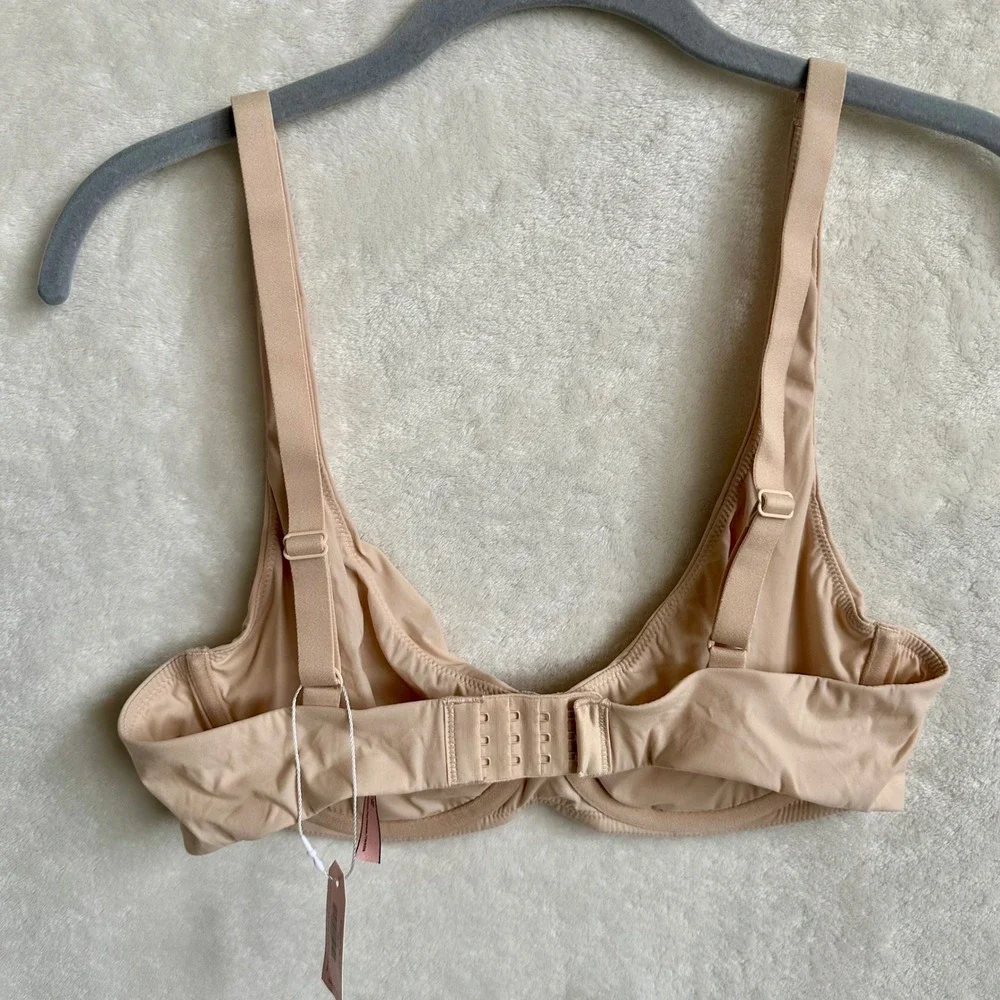 Dobreva Comfancy Underwire Bra Nude Beige Size 36C NWT Adjustable Breathable